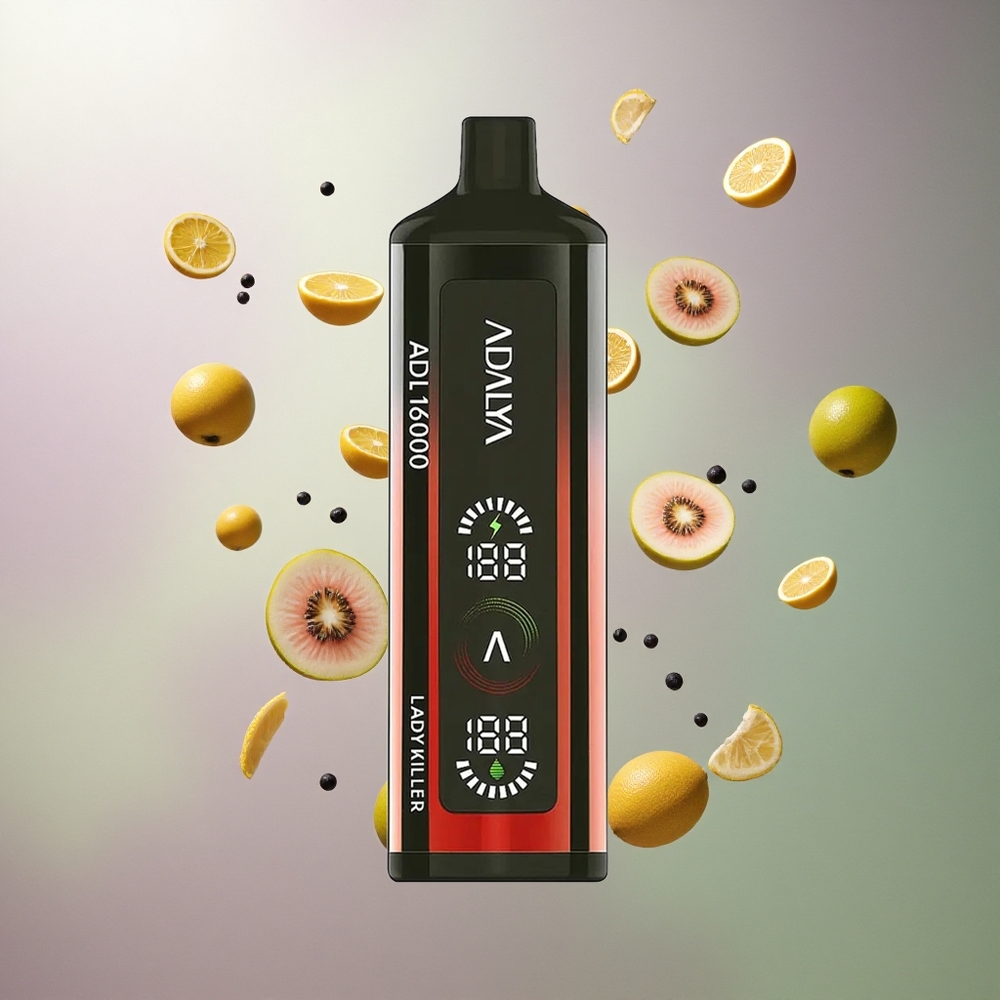 Adalya ADL 16000 PRO Dame Dræber Stålrør USB-C 25ml