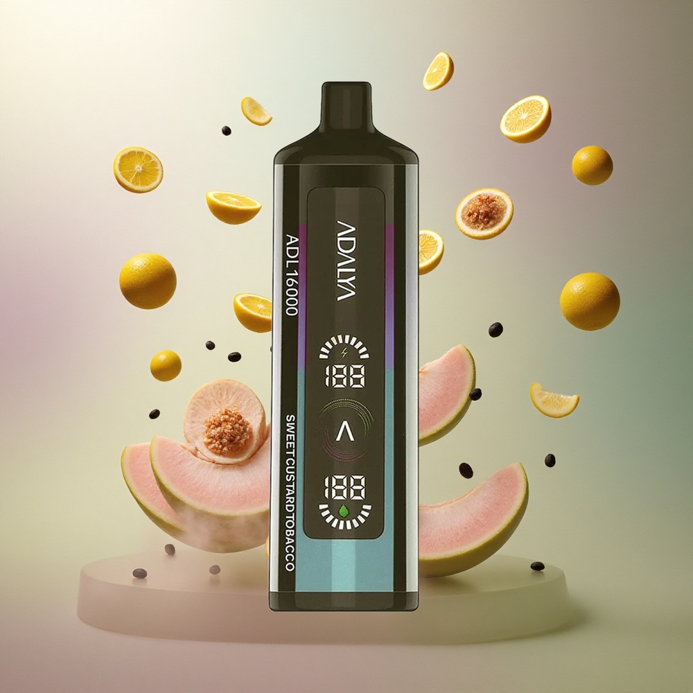 Adalya ADL 16000 PRO Sød Vaniljetobak med Smart Mesh Coil og USB-C