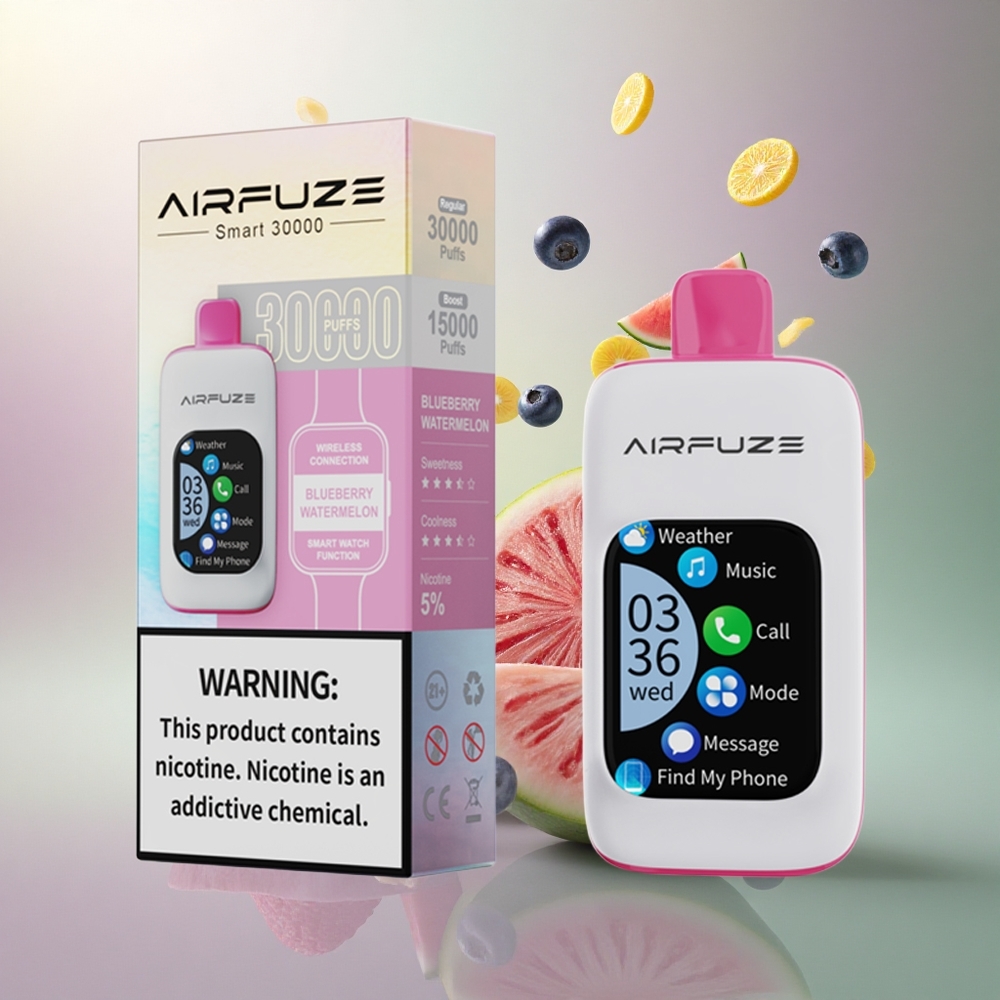 AirFuze Smart 30000 Blåbær Vandmelon 5% Nikotin 900mAh