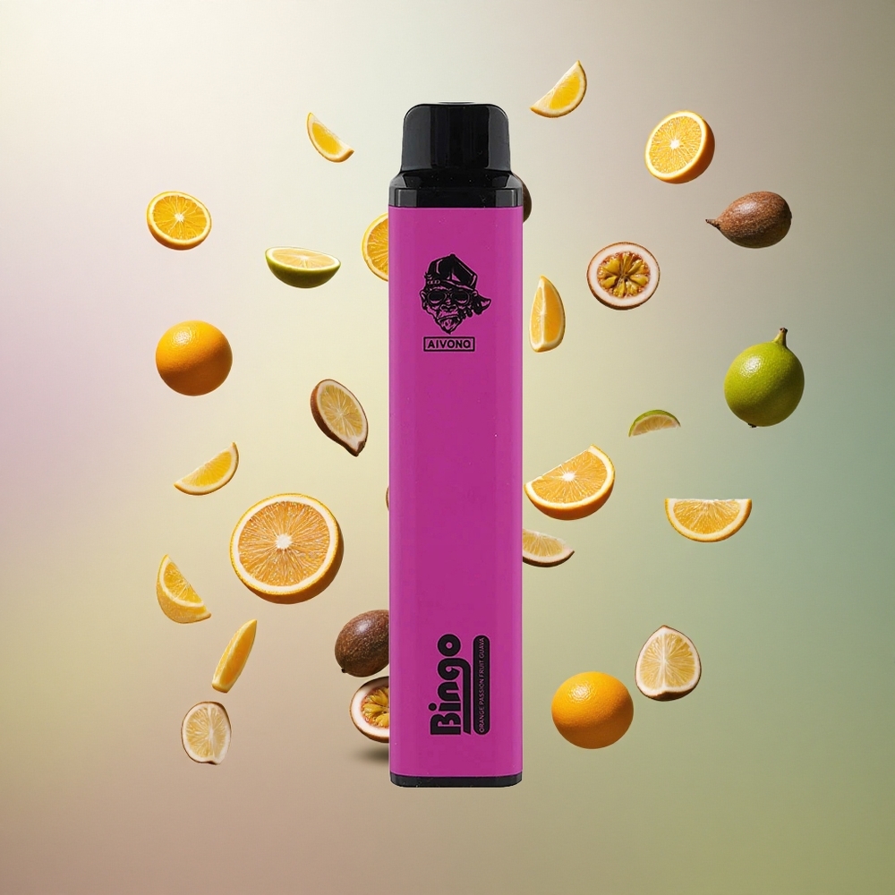 Aivono Aim Bingo 4000 Orange Passionfrugt Guava 1000mAh 10mL 5% nikotin