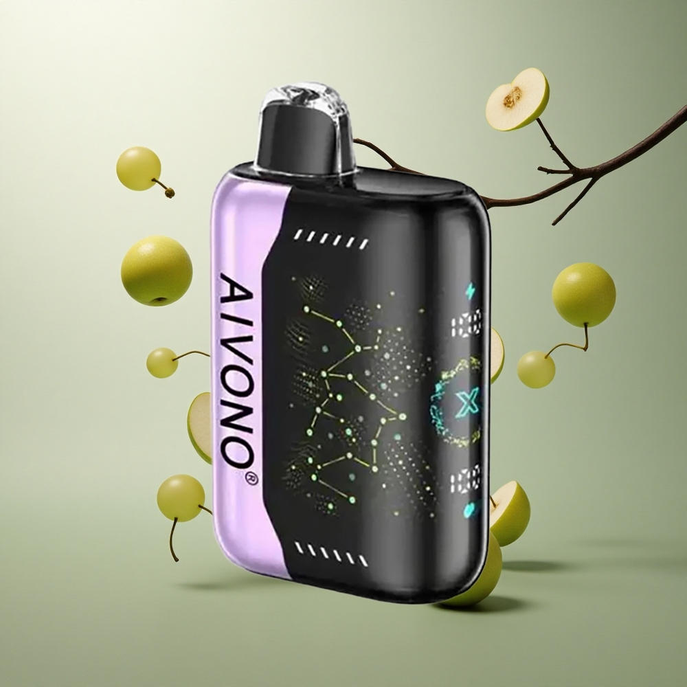 Aivono Aim Boom 25000 Grøn Æble Drue 650mAh 0% Nikotin