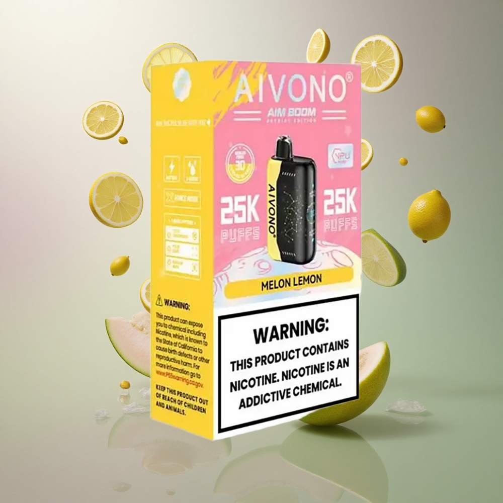 Aivono Aim Boom 25000 Melon Citron 650mAh 0% Nikotin
