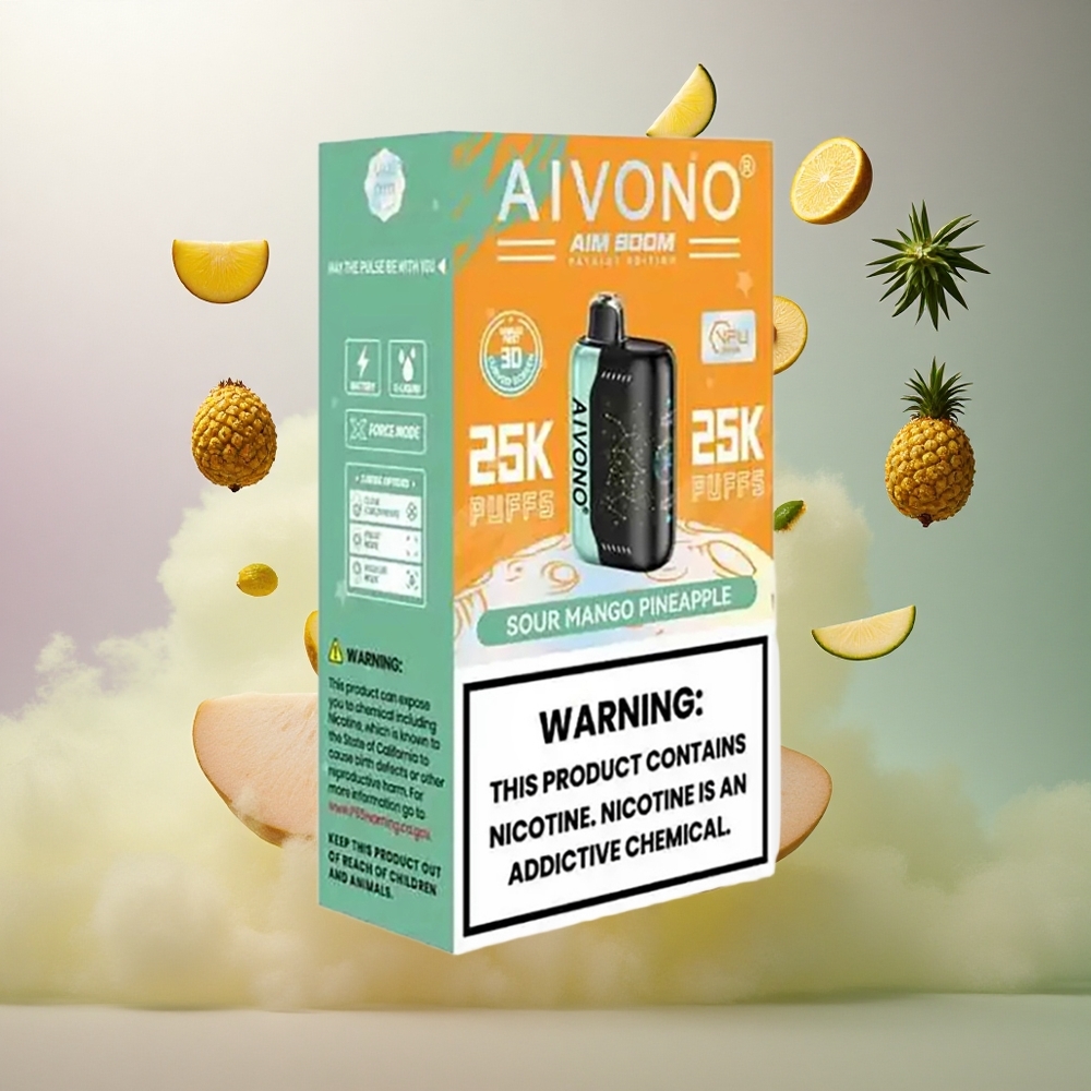 Aivono Aim Boom 25000 Sur Mango Ananas med 650mAh