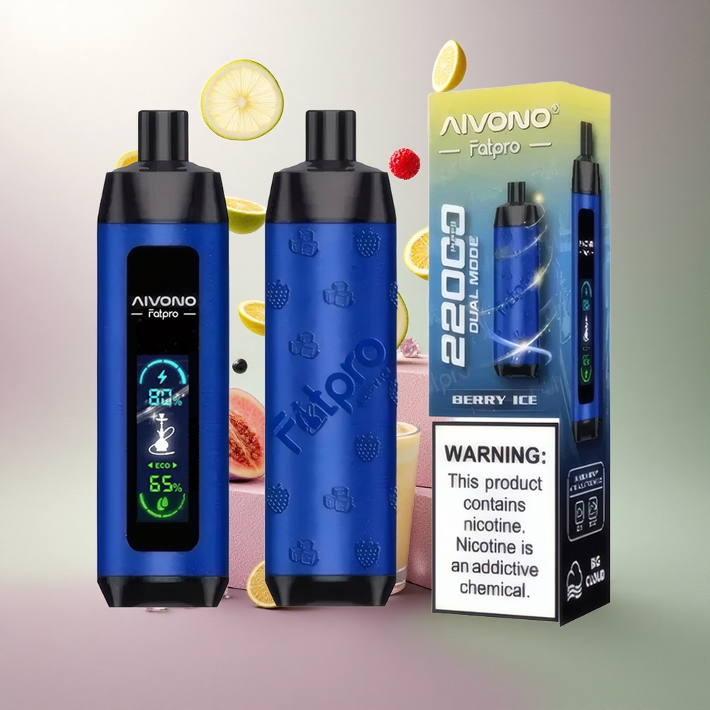 Aivono Aim Fatpro 22000 Bær Is med 5% nikotin og 600mAh
