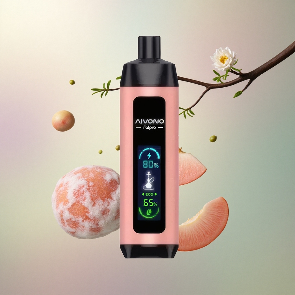 Aivono Aim Fatpro 22000 Fersken Is med 5% nikotin og 600mAh