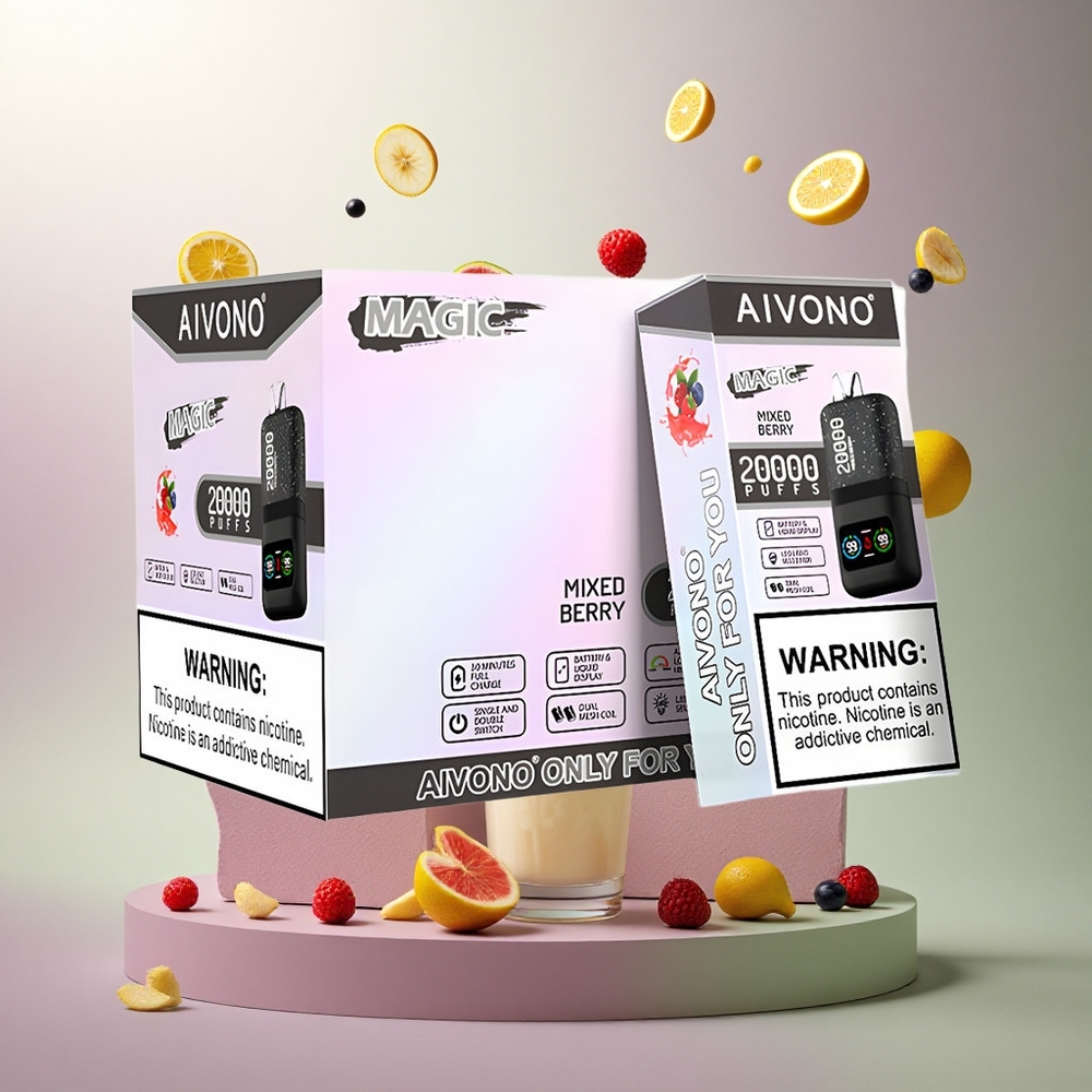 Aivono Aim Magic 20000 Blandet Bær Dual Mesh 600mAh