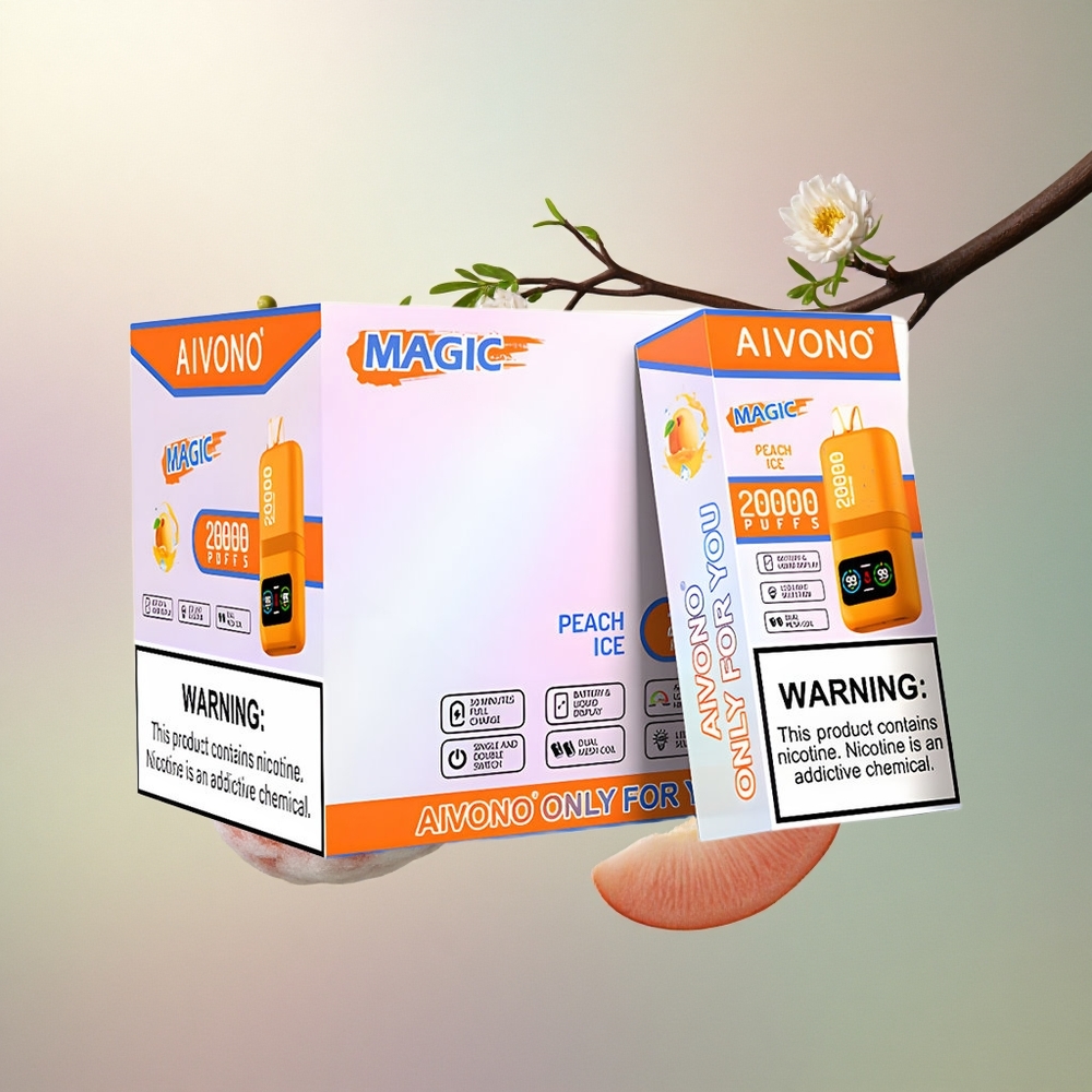 Aivono Aim Magic 20000 Fersken Is 5% Nikotin 600mAh