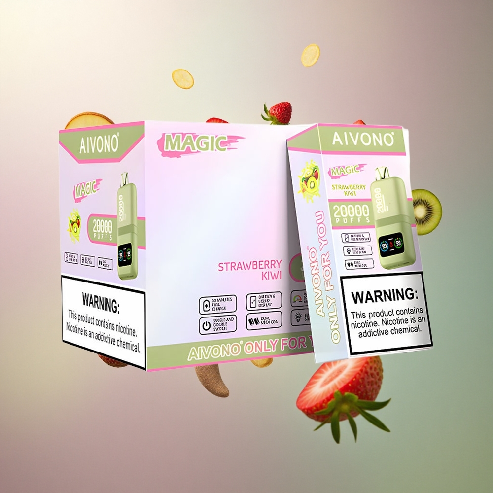 Aivono Aim Magic 20000 Jordbær Kiwi Dual Mesh 600mAh