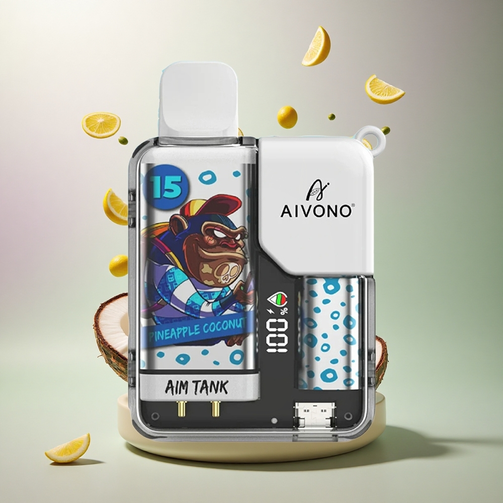 Aivono Aim Tank 9500 Ananas Kokos 650mAh 18ml 5% Nikotin