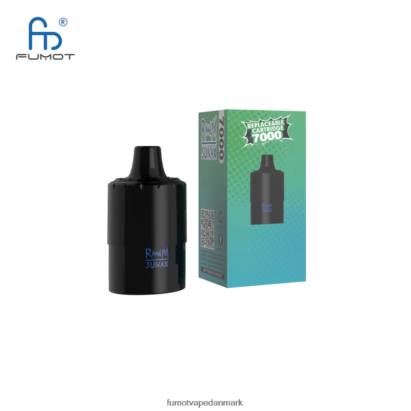 Fumot Vape Danmark - Fumot Sunax 7000 udskiftelig vape patron (1 stk.) 4686X6492 lyserød limonade
