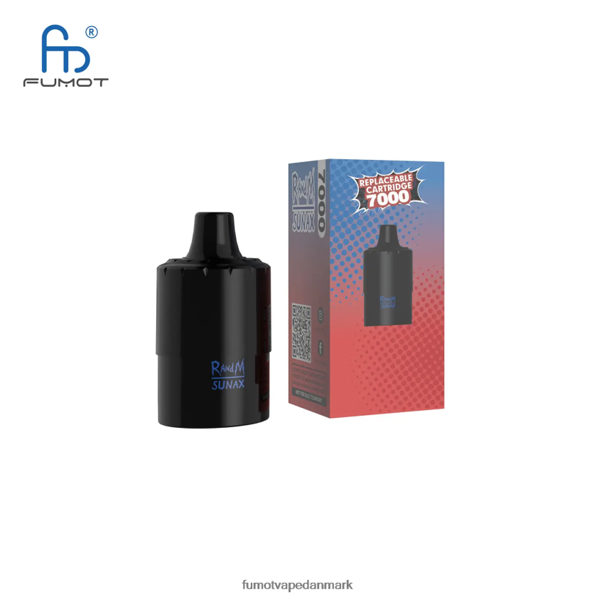 Fumot Vape Danmark - Fumot Sunax 7000 udskiftelig vape patron (1 stk.) 4686X6492 lyserød limonade