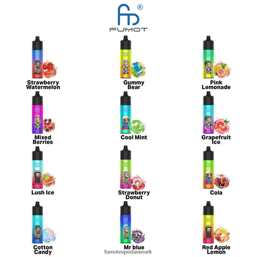 Fumot Vape Danmark - Fumot Sunax 7000 udskiftelig vape patron (1 stk.) 4686X6492 lyserød limonade