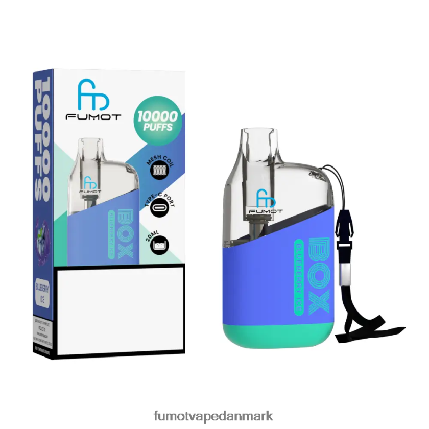 Fumot Vape Shop - Fumot Tornado æske 10000 engangs vape pod - 20ml (1 stk) 4686X6349 jordbær vandmelon