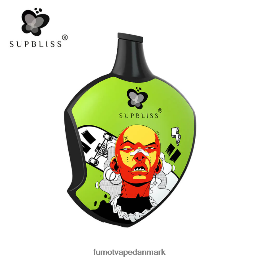 Fumot Vape Danmark - Fumot Supbliss sp6000 engangs vape pod - 12ml (1 stk) 4686X6452 blå razz is