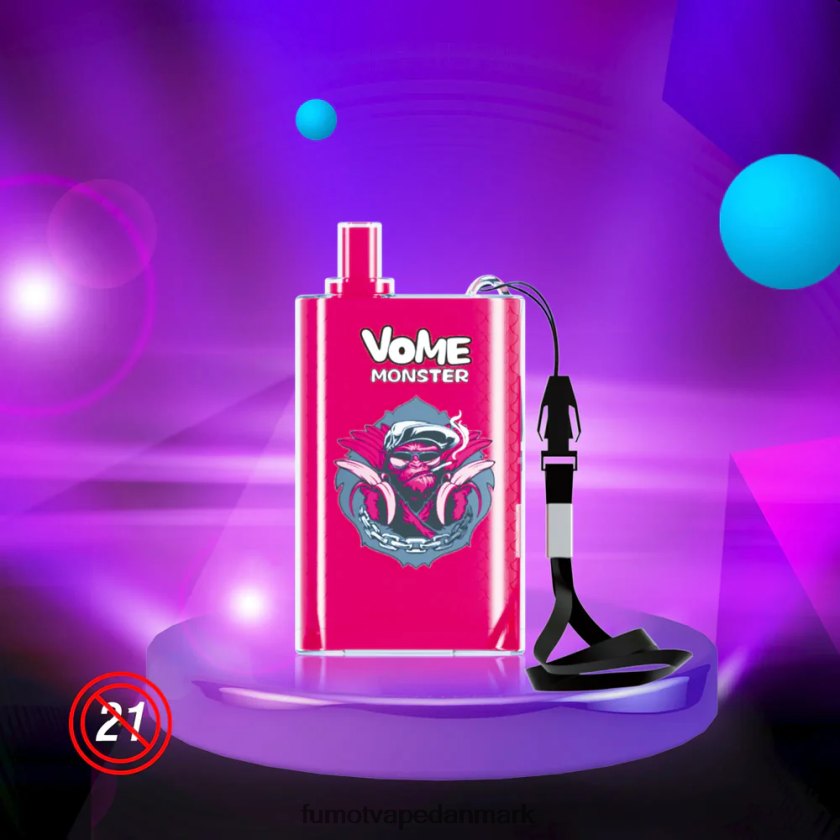 Fumot Vape Sale - Fumot Vome Monster 10000 engangs vape pod enhed - 20ml (1 stk) 4686X6426 blåbæris