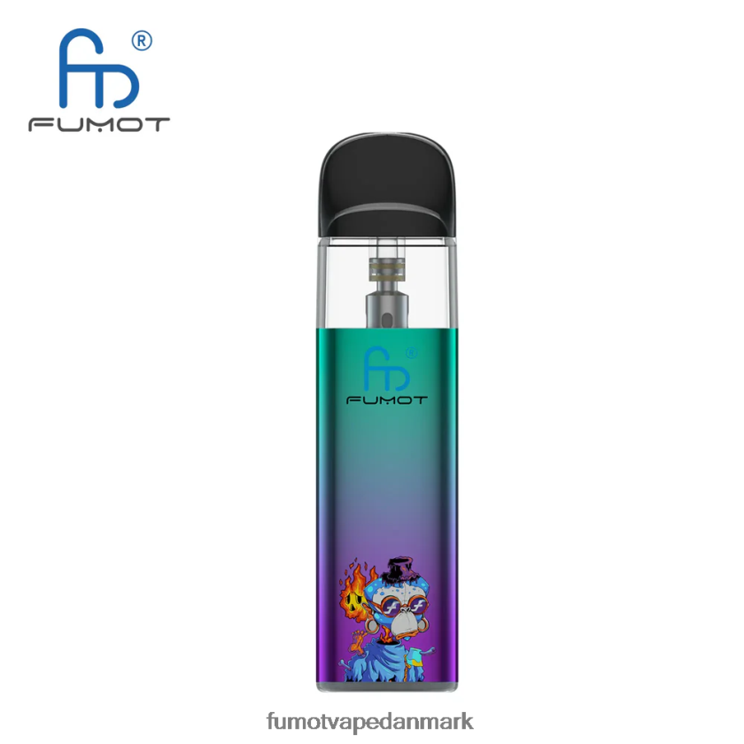Fumot Danmark - Fumot Dazzle Lite tpd-kompatibelt tomt vape-sæt (1 stk) 4686X6551 grøn-lilla