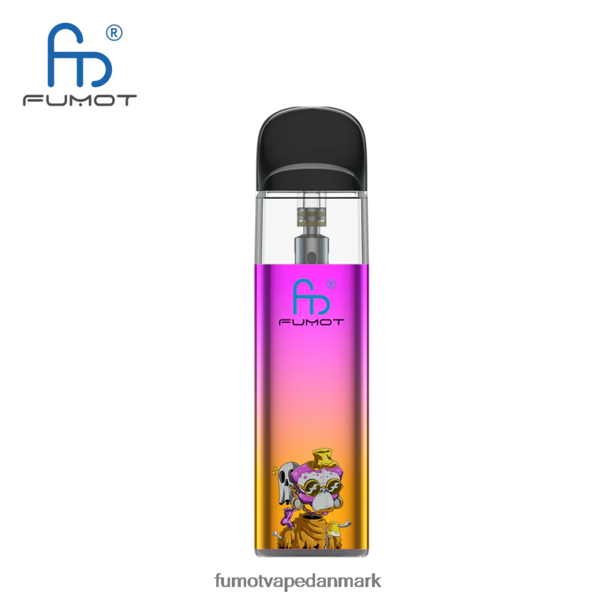 Fumot Danmark - Fumot Dazzle Lite tpd-kompatibelt tomt vape-sæt (1 stk) 4686X6551 grøn-lilla