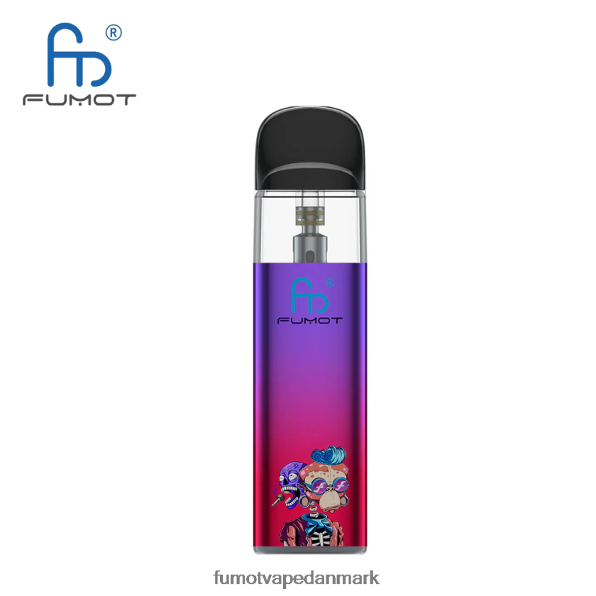Fumot Danmark - Fumot Dazzle Lite tpd-kompatibelt tomt vape-sæt (1 stk) 4686X6551 grøn-lilla