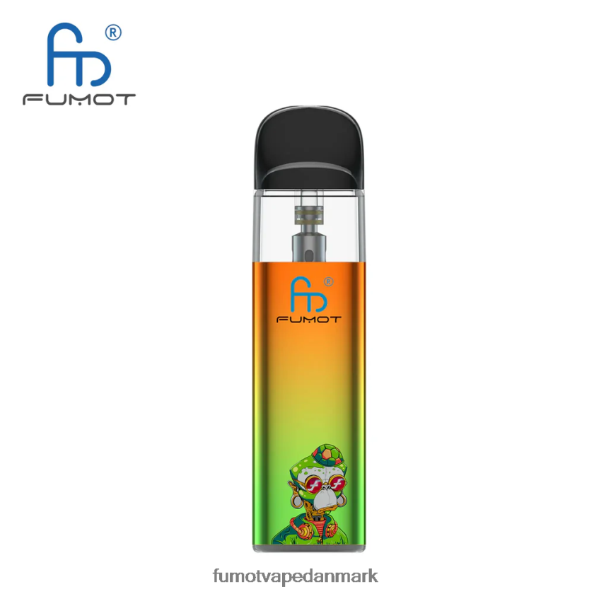 Fumot Danmark - Fumot Dazzle Lite tpd-kompatibelt tomt vape-sæt (1 stk) 4686X6551 grøn-lilla