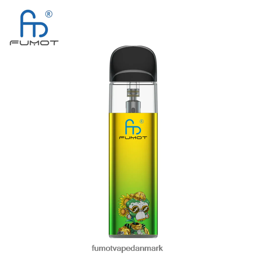 Fumot Danmark - Fumot Dazzle Lite tpd-kompatibelt tomt vape-sæt (1 stk) 4686X6551 grøn-lilla
