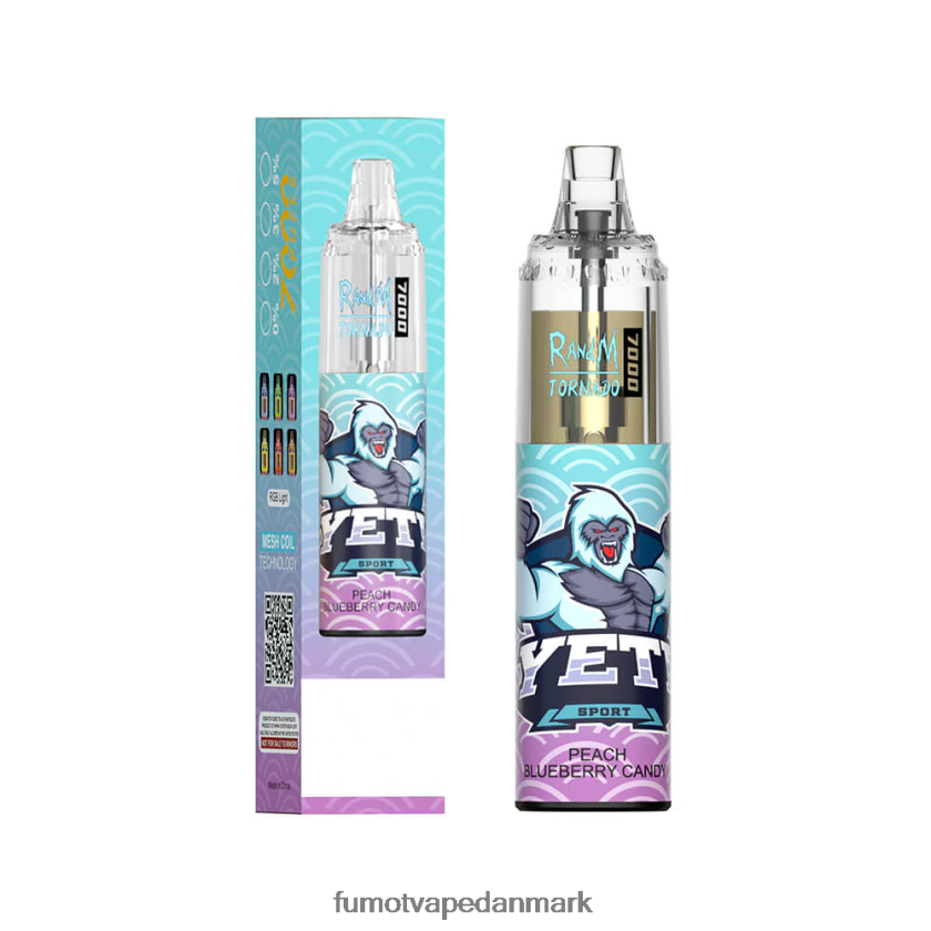Fumot Vape - Fumot Tornado 14ml (1 stk) 7000 engangs vape pen 4686X693 rød æbleis