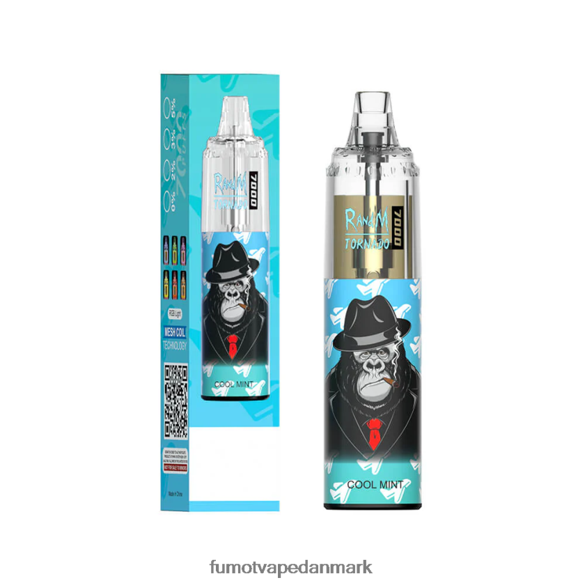 Fumot Vape - Fumot Tornado 14ml (1 stk) 7000 engangs vape pen 4686X693 rød æbleis