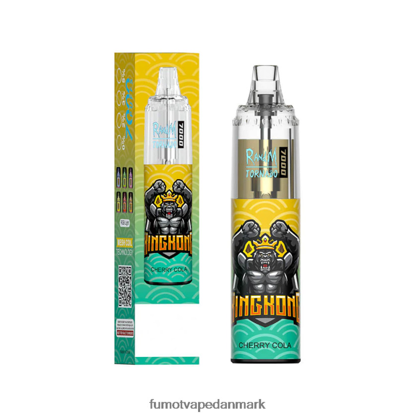 Fumot Vape - Fumot Tornado 14ml (1 stk) 7000 engangs vape pen 4686X693 rød æbleis