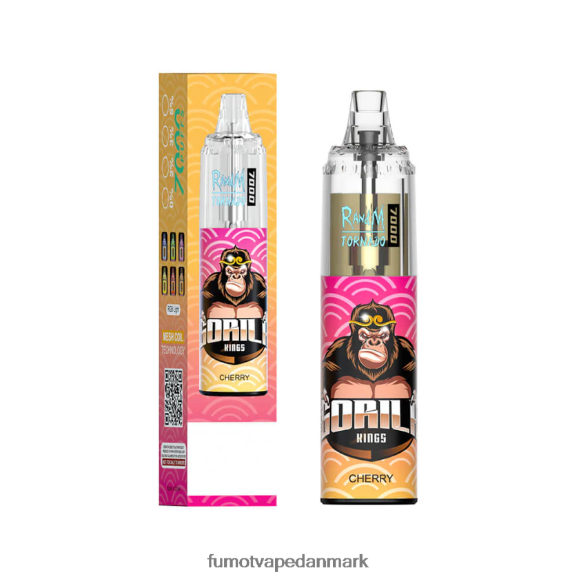 Fumot Vape - Fumot Tornado 14ml (1 stk) 7000 engangs vape pen 4686X693 rød æbleis
