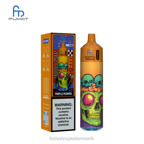 Fumot Vape Shop - Fumot Tornado 30K musik tredobbelt mango TPLX29