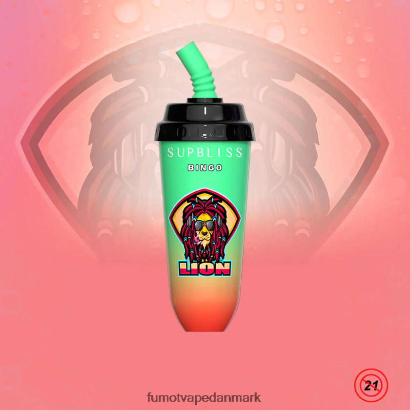 Fumot Vape Danmark - Fumot Supbliss Bingo 16ml 8000 engangs vape pod enhed (1 stk) 4686X6402 kærlighed 66