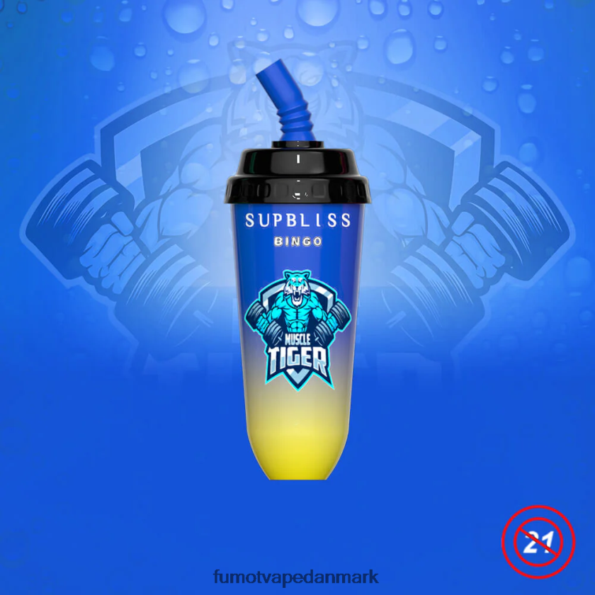 Fumot Vape Danmark - Fumot Supbliss Bingo 16ml 8000 engangs vape pod enhed (1 stk) 4686X6402 kærlighed 66