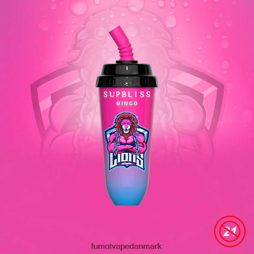 Fumot Vape Danmark - Fumot Supbliss Bingo 16ml 8000 engangs vape pod enhed (1 stk) 4686X6402 kærlighed 66