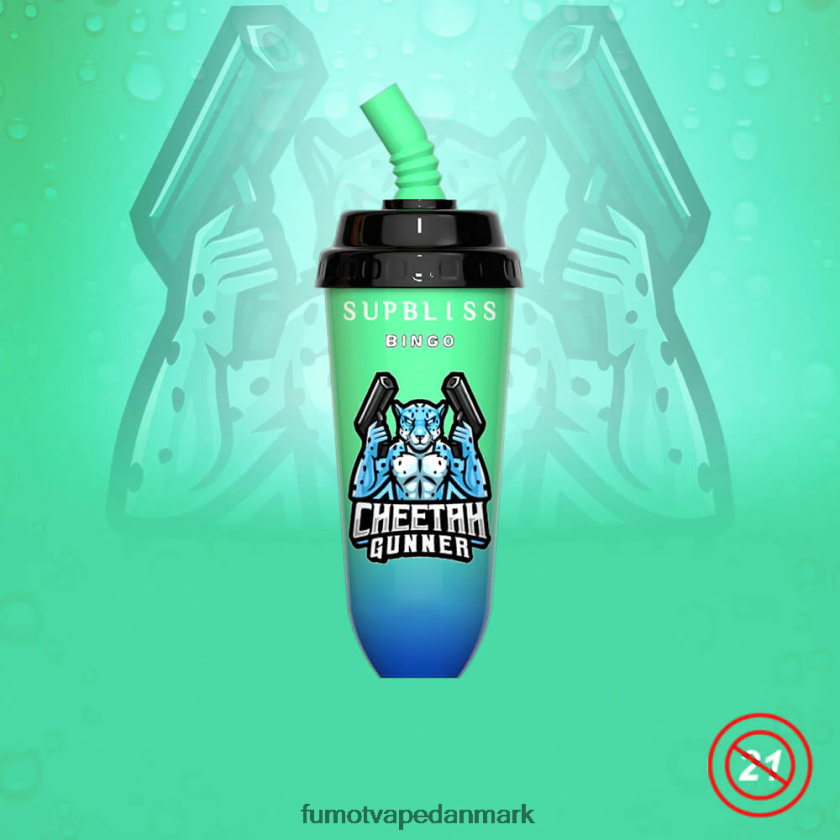 Fumot Vape Danmark - Fumot Supbliss Bingo 16ml 8000 engangs vape pod enhed (1 stk) 4686X6402 kærlighed 66
