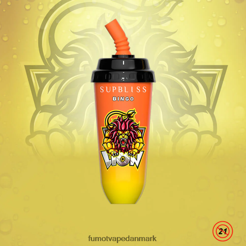 Fumot Vape Danmark - Fumot Supbliss Bingo 16ml 8000 engangs vape pod enhed (1 stk) 4686X6402 kærlighed 66