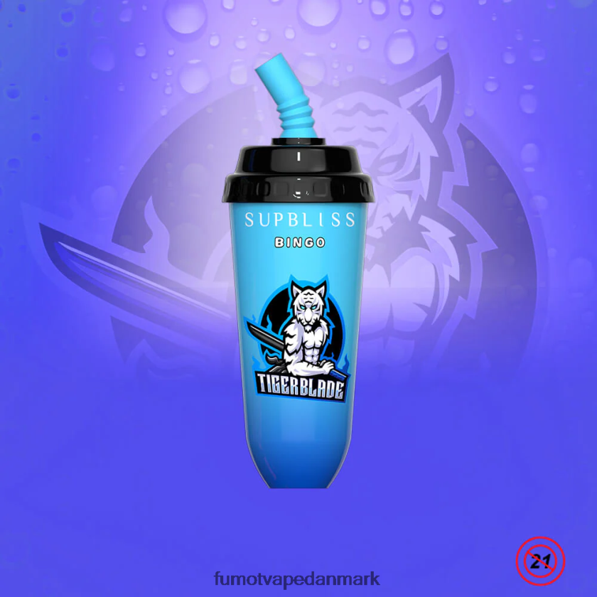 Fumot Vape Danmark - Fumot Supbliss Bingo 16ml 8000 engangs vape pod enhed (1 stk) 4686X6402 kærlighed 66