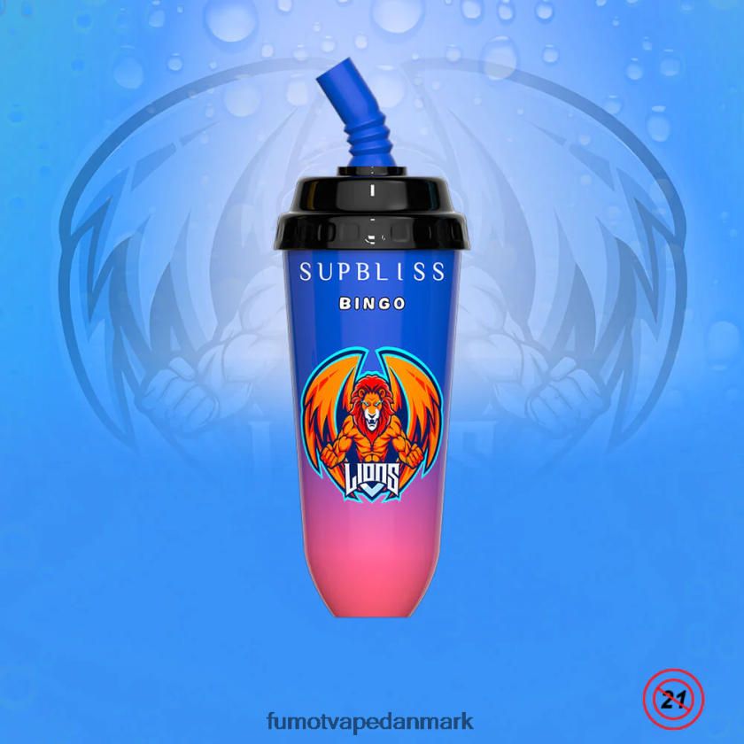 Fumot Vape Danmark - Fumot Supbliss Bingo 16ml 8000 engangs vape pod enhed (1 stk) 4686X6402 kærlighed 66