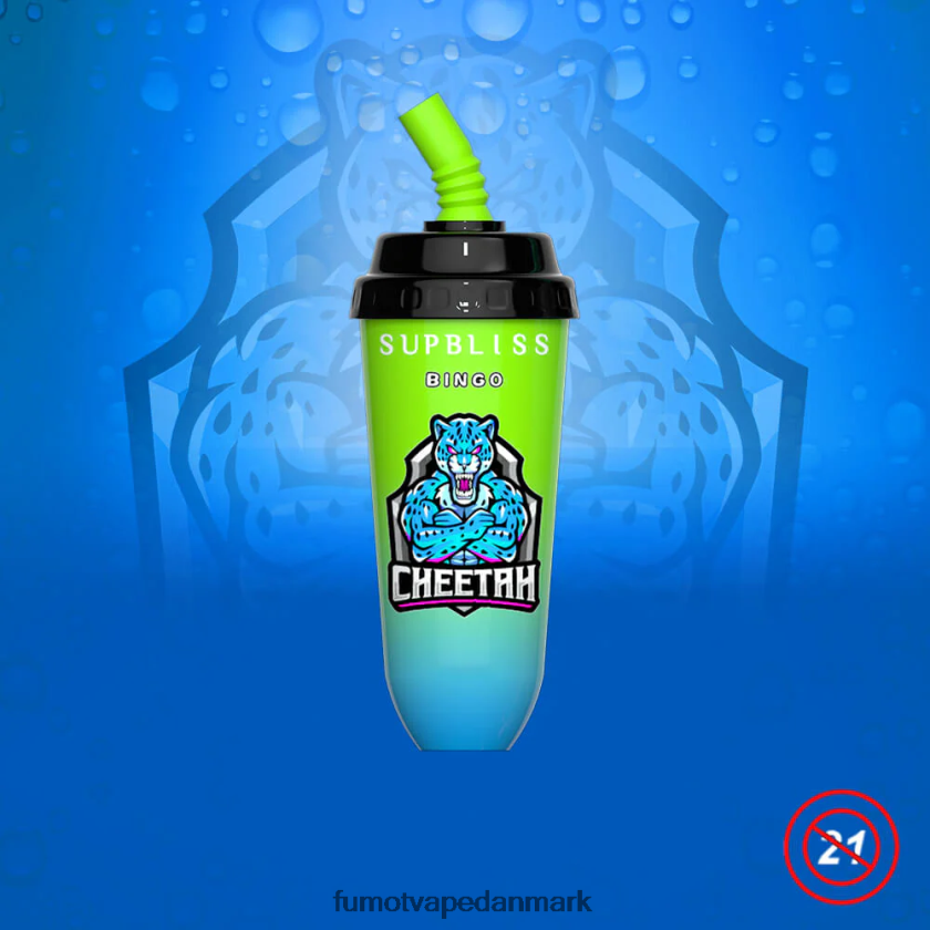 Fumot Vape Danmark - Fumot Supbliss Bingo 16ml 8000 engangs vape pod enhed (1 stk) 4686X6402 kærlighed 66