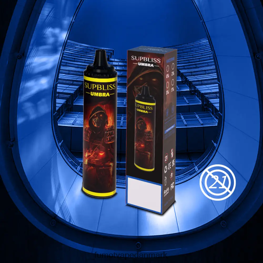 Fumot Vape Sale - Fumot Supbliss Umbra 10000 (1 stk) engangs vape pen - 20ml 4686X6476 kølig mynte