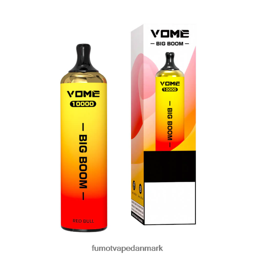 Fumot Vape Danmark - Fumot Vome Big Boom engangs vape pen 10000 - 20ml (1 stk) 4686X6442 spydmynte